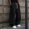 Men's Baggy Sweatpants Fleece Casual Pants Elastic Waist Athletic Workout Jogger Sweat Fall Winter