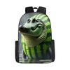 17 Inch Primary And Secondary School Schoolbag 3D Digital Color Printing Diy Backpack Oxford Cloth Backpack Printing