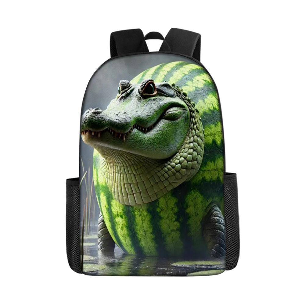 17 Inch Primary And Secondary School Schoolbag 3D Digital Color Printing Diy Backpack Oxford Cloth Backpack Printing