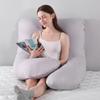 Multifunction Maternity Pillow Case 130x70cm U-shape Pregnant Pillowcase Large Pure Cotton Cushion Cover Bedding Relaxing Pillow