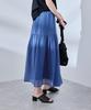 ROPE PICNIC Sheer Tiered Skirt GDC15110 Blue Main (44)