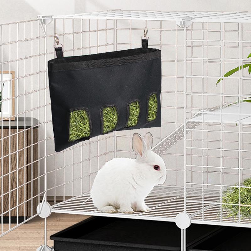 Oxford Pet Hay Bag Large-Capacity Hamster Guinea Pig Feeding Bag Rabbit Chinchilla Hay Feeder Storage Bag For Small Animal