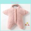 Saco de Dormir Bebê Estrela e Coelho com Flanela Grossa para Inverno Frio Presente para Bebês Recém-Nascidos