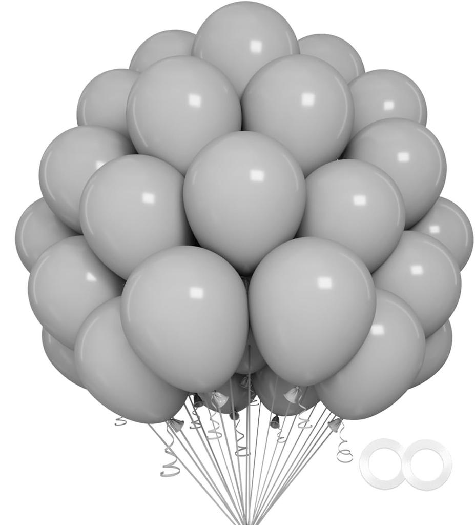 100pcs 12Inch Black Pink Gold Blue Latex Balloons Matte Balloon for Party Birthday Baby Shower Wedding Holiday Decoration