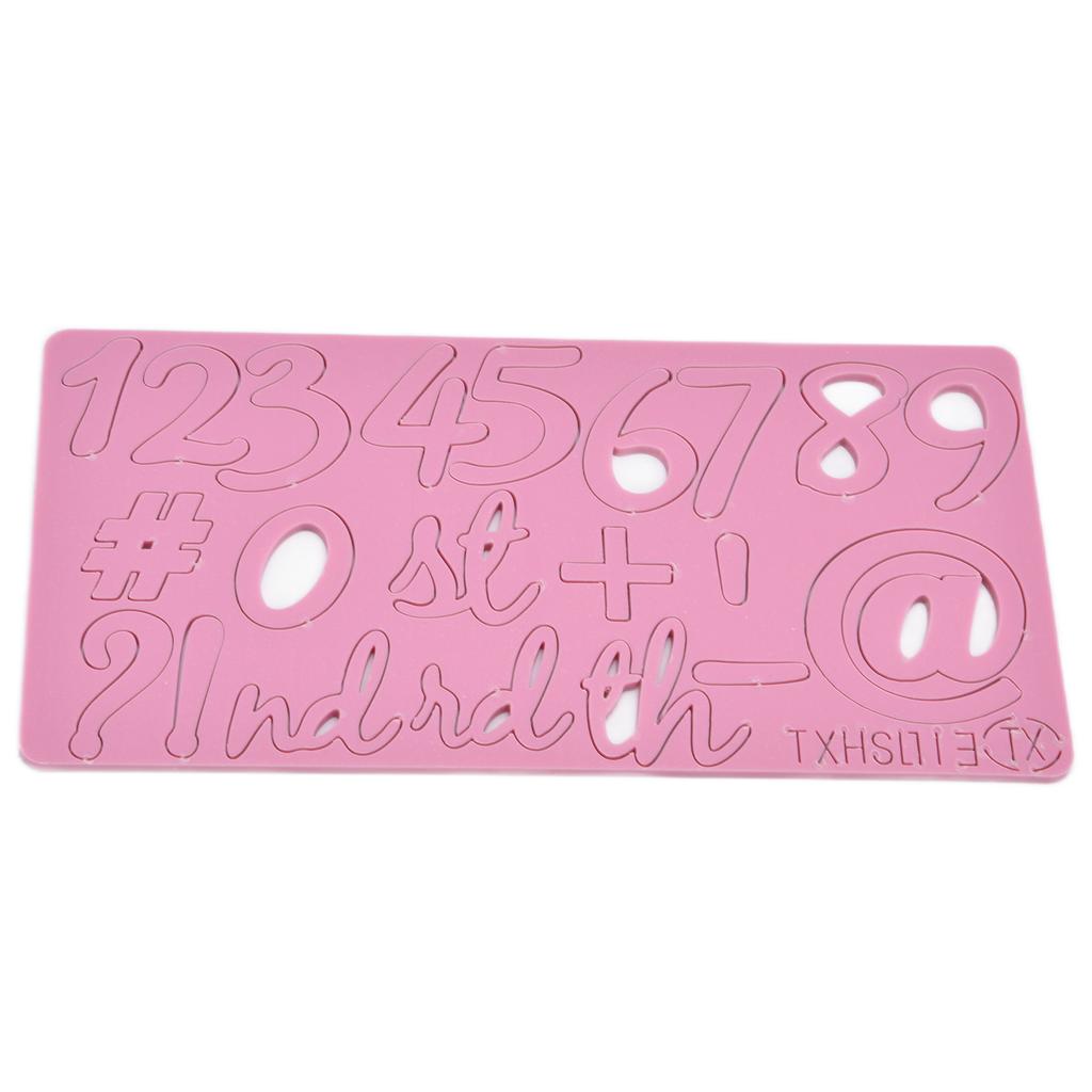Fondant Cake Cartoon Digital Mould Die Cut Acrylic Cake Mould Baking Decoration Biscuit Stamping Tool