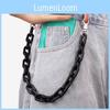 Punk Style Large Thick Acrylic Waist Chain For Youth Casual Streetwear