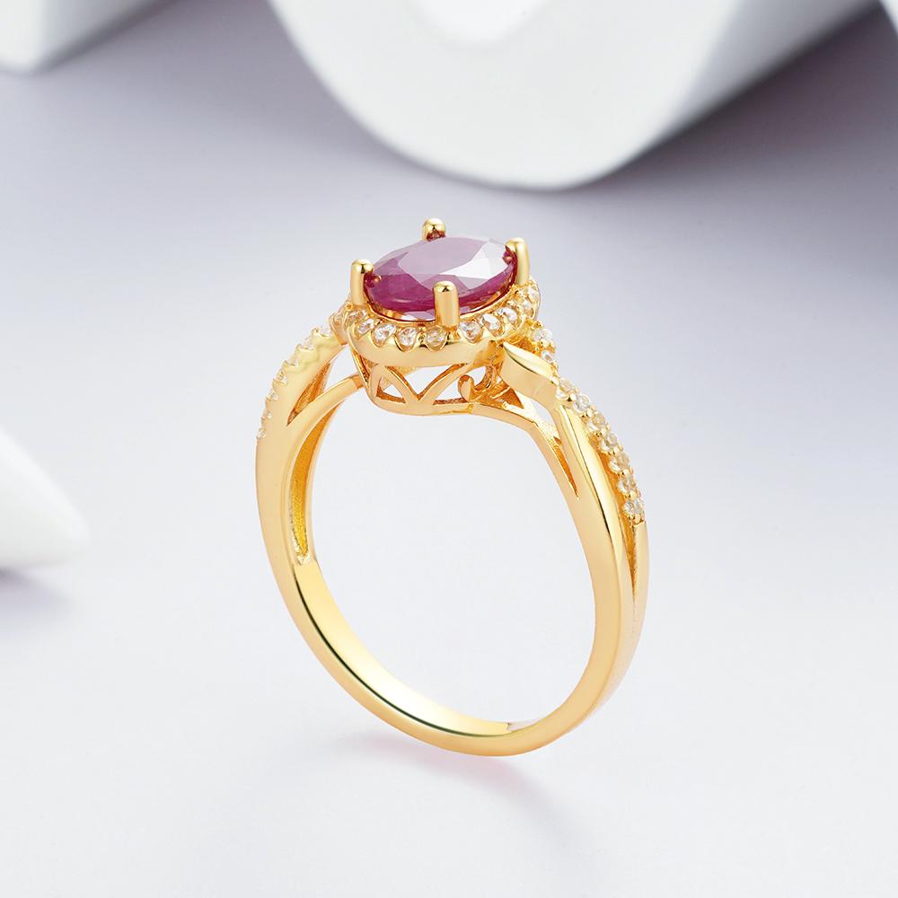 New 925 sterling silver ring Natural oval 6*8mm longrido ruby July Birthstone Gorgeous fine jewelry for women's engagement gifts