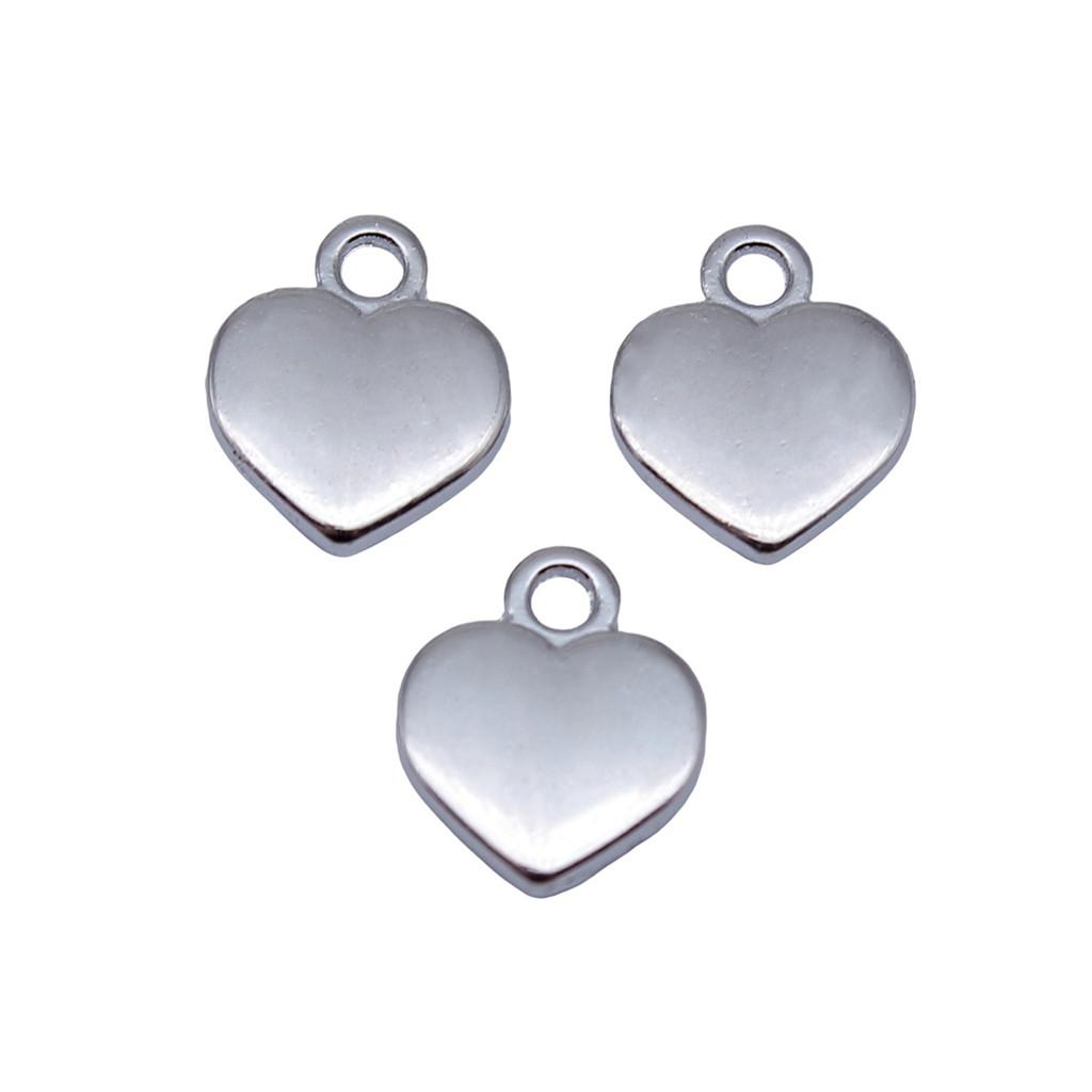 Charms Peach Heart Love Pendants Wedding Jewelry Findings QC094