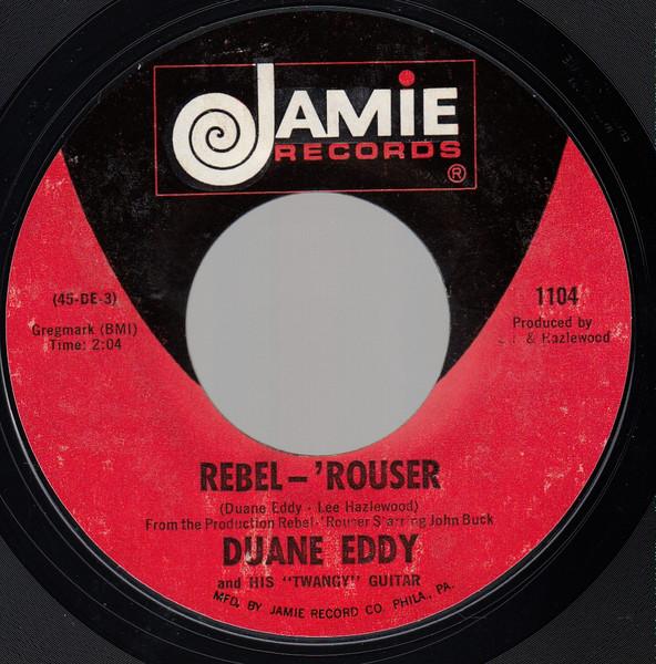 

7inch Record DUANE EDDY - Rebel- Rouser / Stalkin 1104 Jamie 1972 US Rock Used
