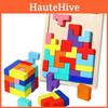 Tetris Wooden 3d Puzzle Toys For Kids Brain Training Educational Prop Gifts
