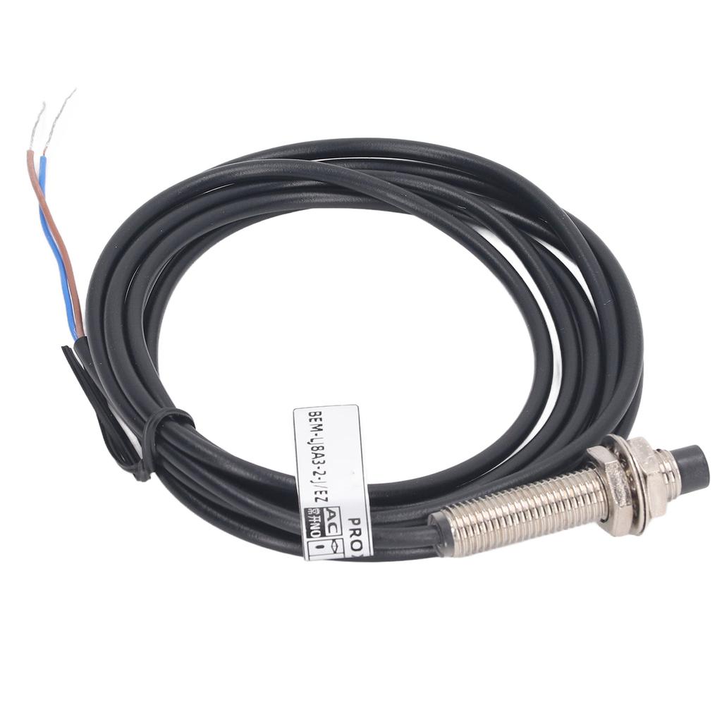 4 Set Inductive Proximity Switch 2mm Detecting Distance AC 2 Wire NO Contact Proximity Sensor