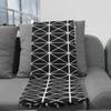 Plush Rectangle Blanket Office Napping Fashion Casual Geometric Qualified Travel Four Seasons Blankets Anti-Pilling Coral Fleece