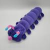 Luxurious 37cm Poppy Playtime Caterpillar Plush Toy Huggy Wuggy Purple Doll