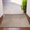 3D Groove Outdoor Doormat, TPR Anti-Slip Floor Mat, Dustproof Wear-Resistant Polyester Rug for Porch, Home Entrance Decor