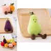 Adorable Fruit Party Plushies For Kids- Banana, Eggplant, Peach, And Pear Options!