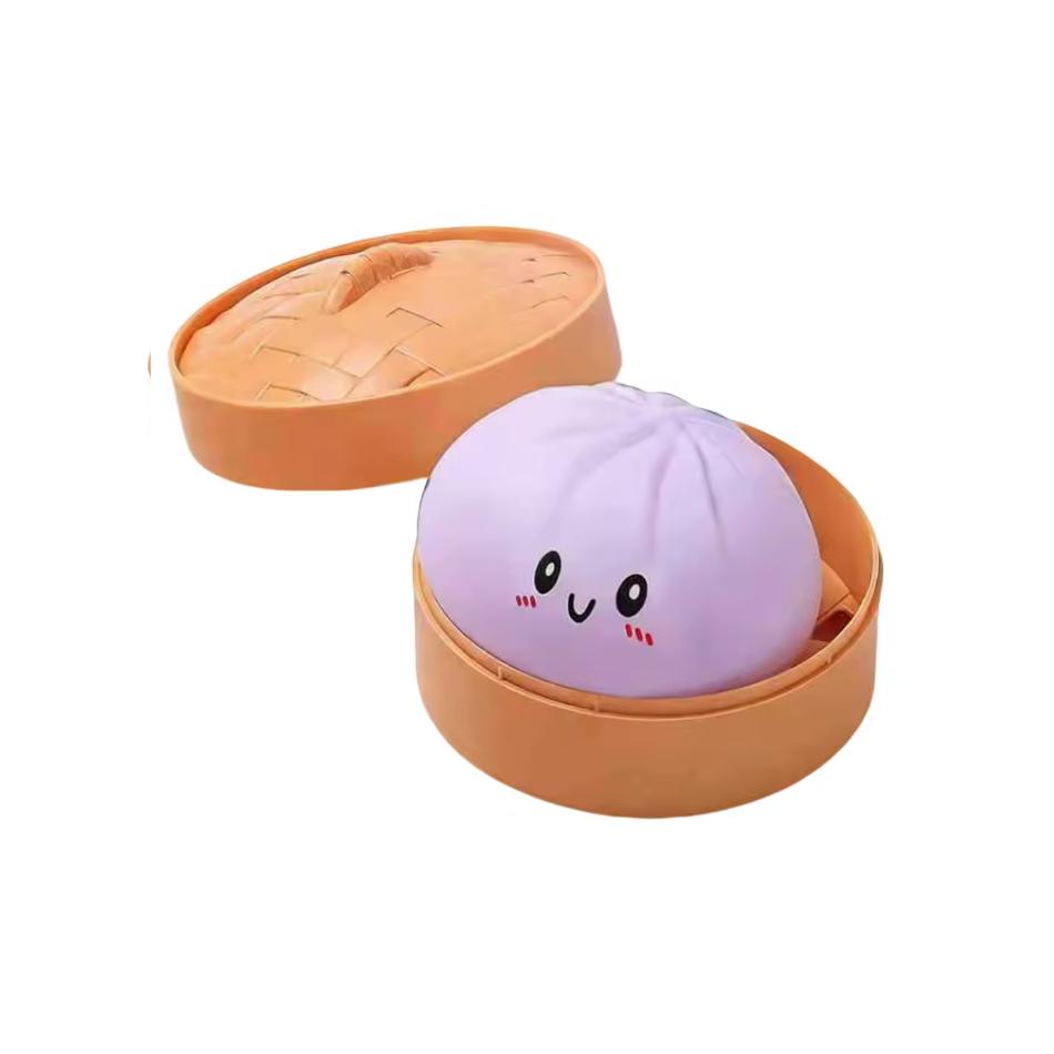 HOT Dumpling Squishy Squeeze Toy, Simulation Steamed Bun, Trending Funny Prank Stress Relief Ball, Decompression Artifact Toy