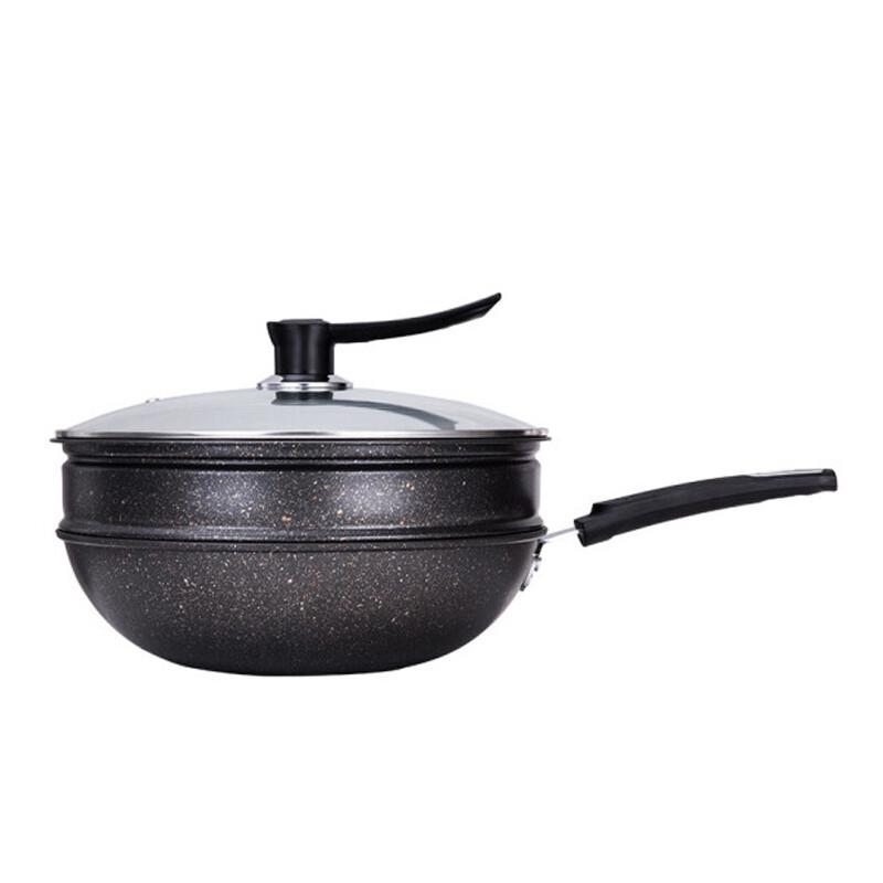 Huoxiang Maifan Stone 32cm Steaming Wok