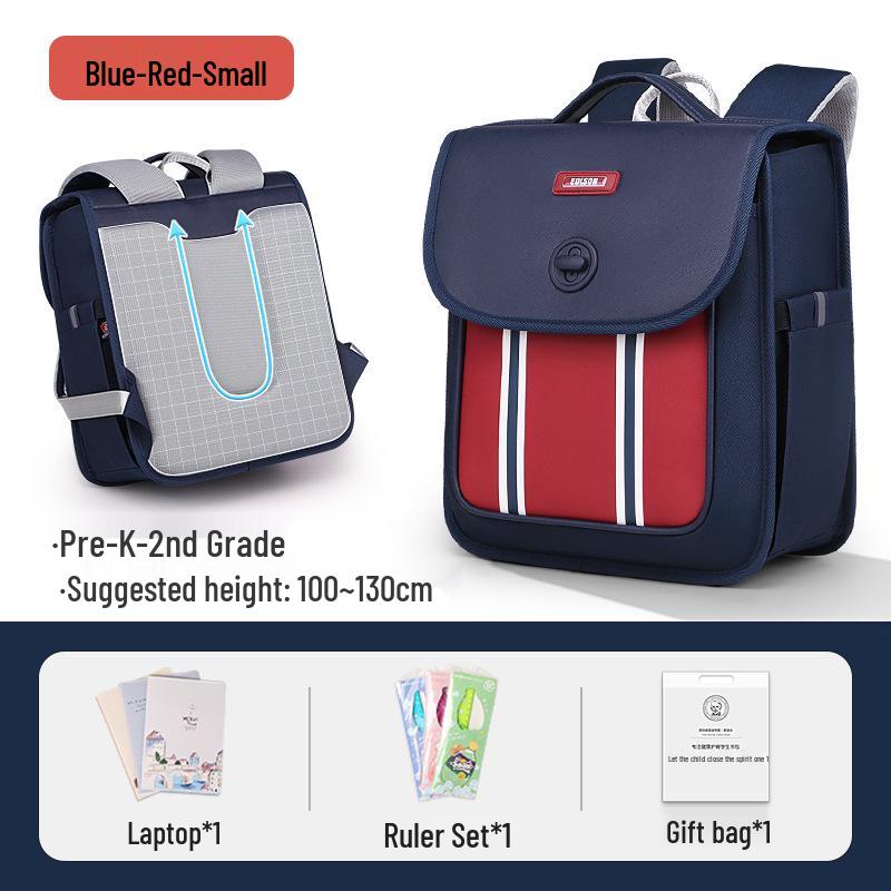 

Edison 2025 Unisex British Style School Backpack with Spine Protection and Waterproofing