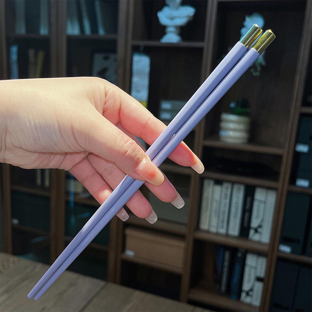 5 paia di bacchette giapponesi antiscivolo di alta qualità coreano home hotel ristorante portatile cibo sano bastone per bacchette di sushi
