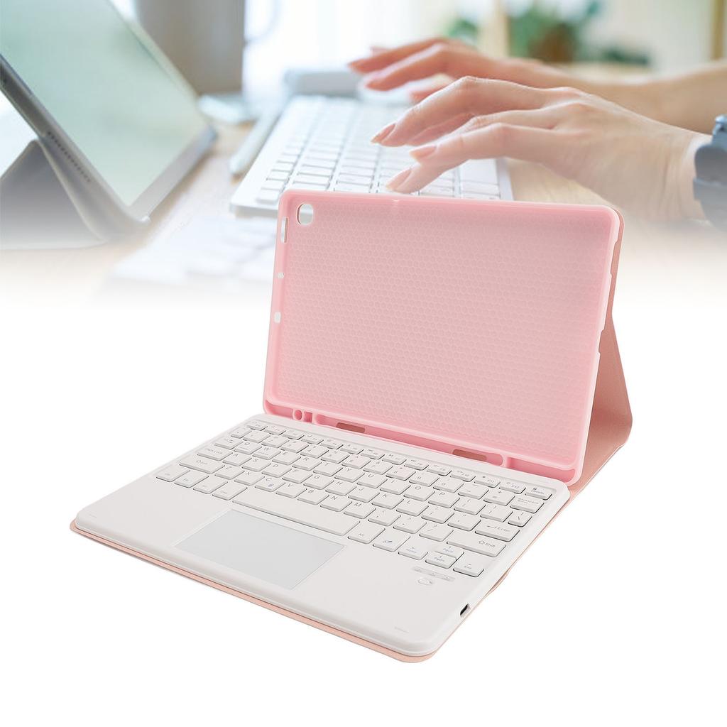 Tablet Keyboard Case Leather   Anti Scratch Tablet Touchpad Keyboard Case for   Tab S6 Lite 10.4 Inch SM P613 SM P619 P610 SM P615