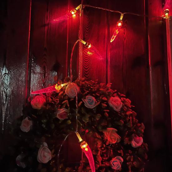 Chili Pepper Light LED Light Festive Battery-operated Different Light Modes High Brightness New Year Decoration Light String