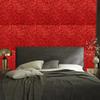 Red and coral glitter wallpaper, red background 50x1000
