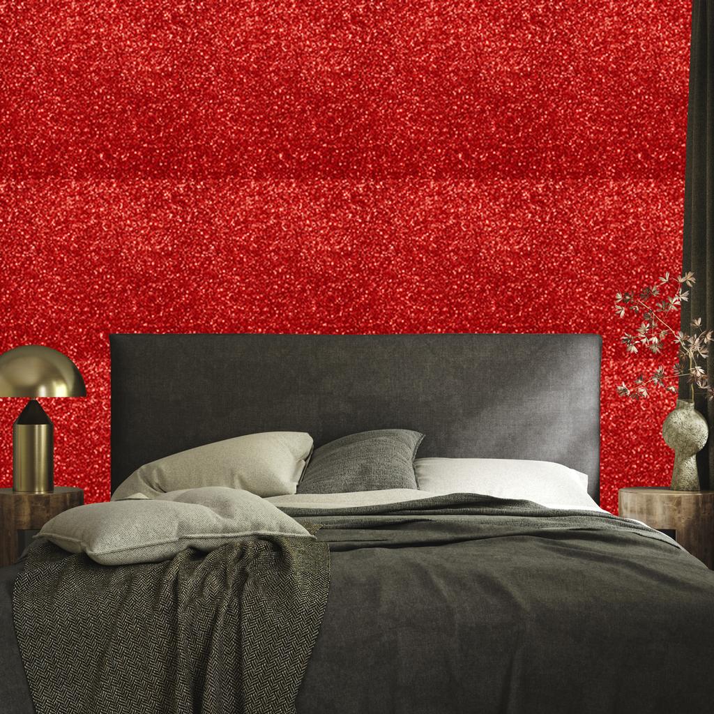 Red and coral glitter wallpaper, red background 50x1000
