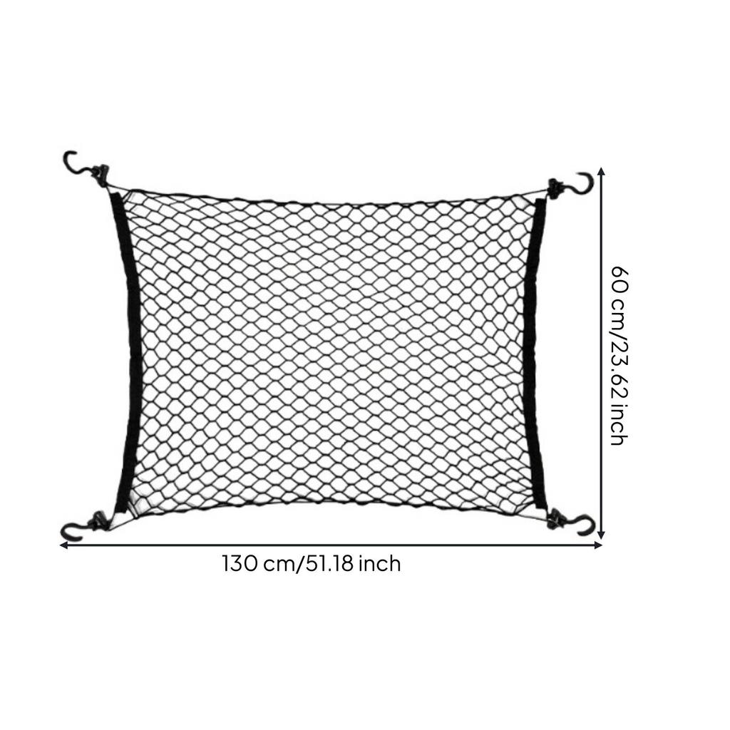 Portable Mesh Cart Cover with Hooks Expandable, Adjustable, Elastic Cargo Net