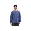 Anta Solid Color Logo Print Pullover Long Sleeve Sweatshirt Unisex Sweatshirt Blue 952238721-2