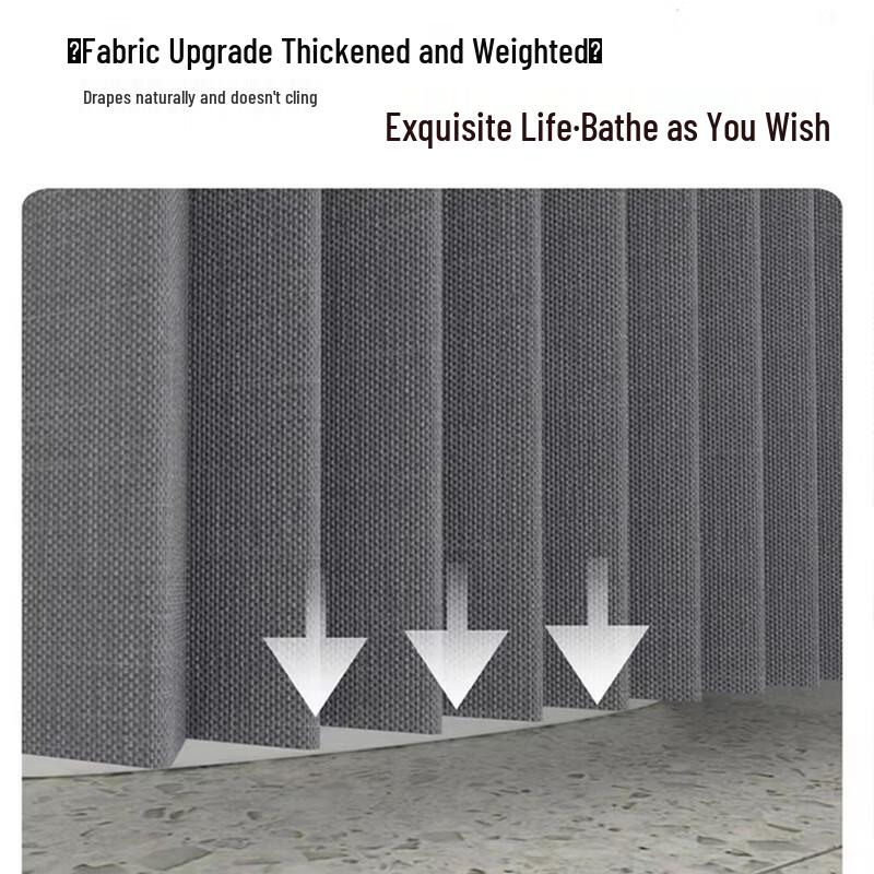 Mahutun Składany System Zasłony Prysznicowej i Drążka do Łazienki