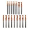 Heavy Duty Professional Ball End Mill 55HRC Hardness For Machines And Engravers Processing Steel Component In Workshops