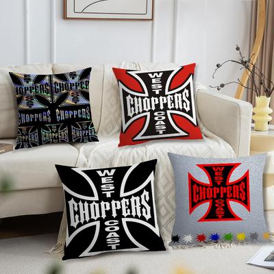 WWest Coast CChoppers Cushion Cover For Pillow Printing Sofa Decoration Home Car Room Coffee Shop Office Nordic Simplicity