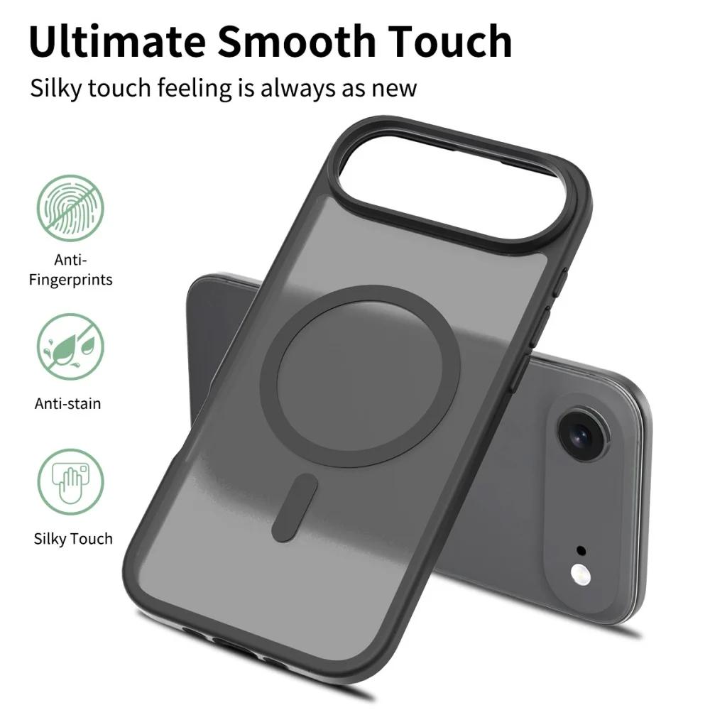 Hochwertige magnetische Magsafe-Hülle für IPhone 17 Air 16 15 14 13 12 11 Pro Max Plus SE4 16e kabelloses Laden robuste Panzerabdeckung