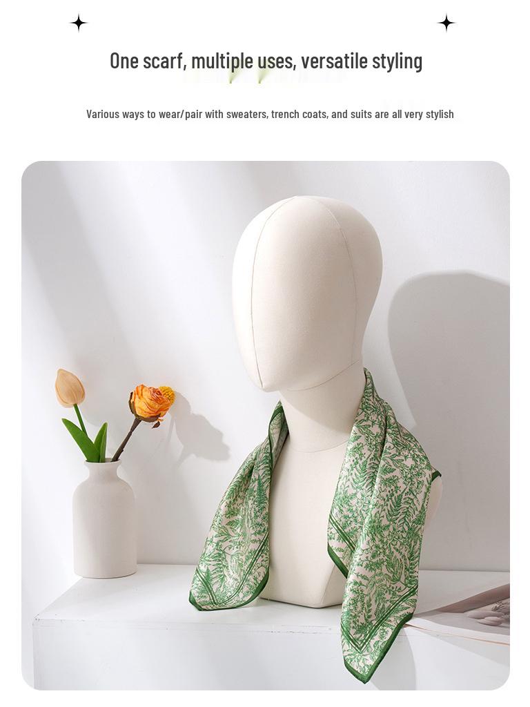 Eleganter Maulbeerseidenschal für Damen - Perfektes Muttertagsgeschenk, hochwertiges Tuch und Halsdekoration