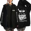 Fourth Wing Dragon Rider Zipper Hoodies Men's Basgiath War College Fashion Winter Long Sleeve Oversized Jackets