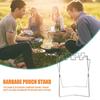 Picnic Camping Foldable Garbage Rack Folding Trash Rack Garbage Frame Trash Bag Holder Stand