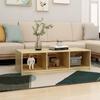 VidaXL Table basse 110x50x34 cm Bois de pin massif 809912
