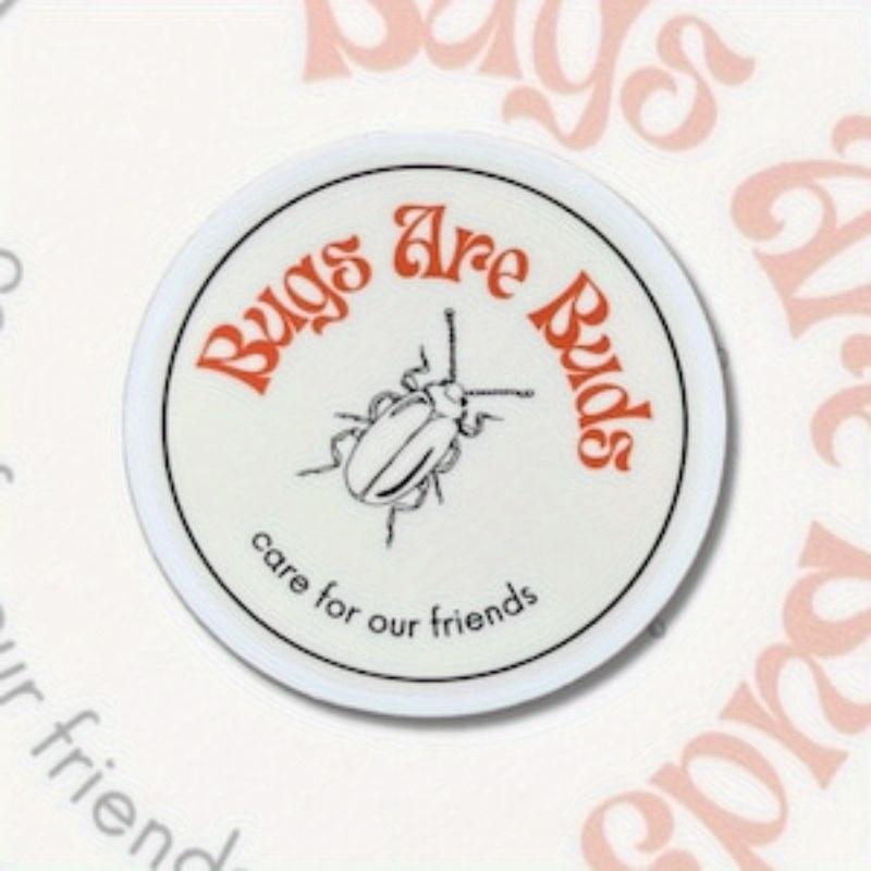 

Наклейка Bugs Are Buds Retro Beetle - виниловая наклейка Insect Lover, водостойкая и устойчивая к царапинам наклейка для бутылок с водой, автомобилей, ноутбуков 3inch/7.62cm 5PC