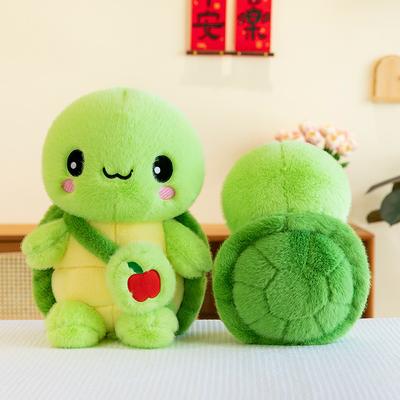 New Green Apple Turtle Cute Doll Girl Plush Toy Birthday Gift Backpack Little Turtle Doll