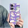 For OPPO A78 4G Phone Case CPH2565 Cover Soft Silicone Cute Panda Flower Boys Girls Painted Shell Funda Protective Casing Coque