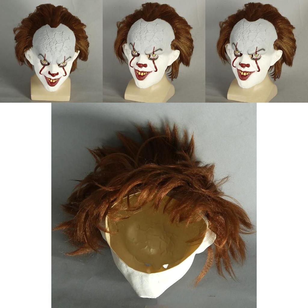 Authentic Stephen King's It Pennywise Latex Mask Perfect For Halloween Cosplay Events