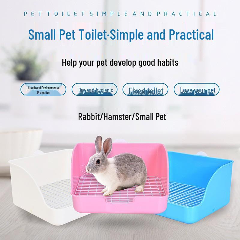Small Animal Litter Grid for Rabbits, Chinchillas, Guinea Pigs, Dogs, and Cats - Easy Clean Tray