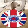 1pc Football Team (78) Design Printed Area Round Carpet for Bedroom Living Room Home Decor Rugs Mat Non Slip Mat Rug for Bedside