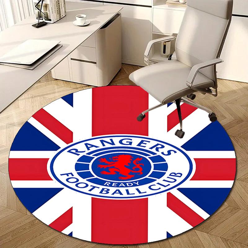 1pc Football Team (78) Design Printed Area Round Carpet for Bedroom Living Room Home Decor Rugs Mat Non Slip Mat Rug for Bedside