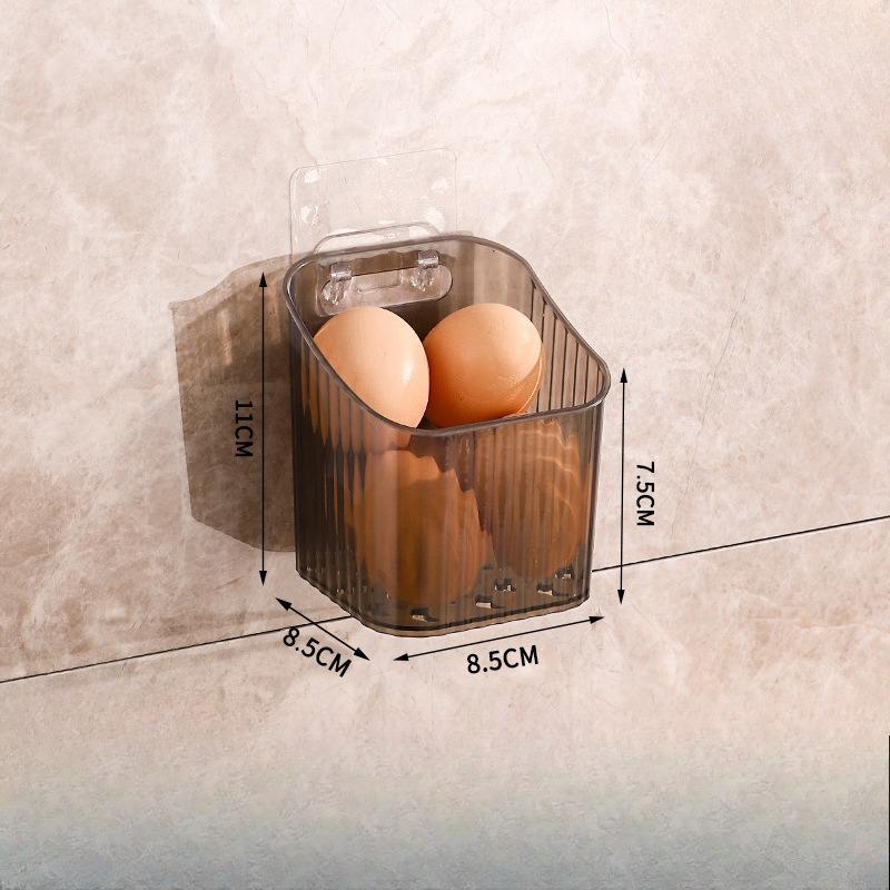 Kuchyňská úložná krabička na jarní cibulku, zázvor a česnek, Nástěnný úložný koš na potraviny, Úložné zařízení na potraviny s háčkem na odkapávací misku