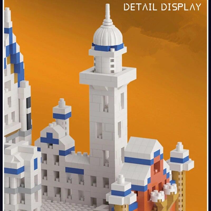 Neue Schwan Stein Schloss Schloss Neuschwanstein Kreative Set Stadt DIY Modell Bausteine ​​Ziegel Spielzeug Für Kinder Erwachsene Geschenk