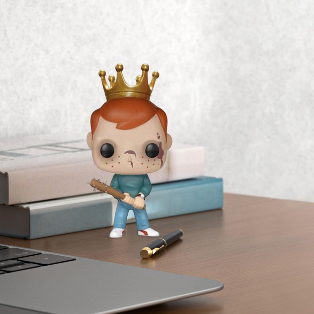 Toy Figurines And Tabletop Ornaments Showcase One's Collection Taste.