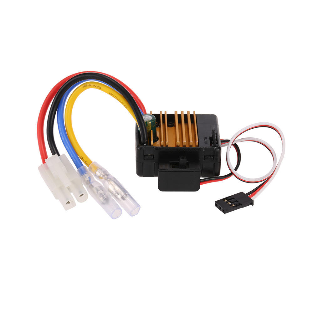 GoolRC 60A Brushed ESC Electric Speed Controller with 5V//2A BEC for 1//10 RC W0K6