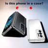Yisika Foldable Phone Case for OPPO Find N, 5G Full Protection Shockproof Ultra-Thin Transparent Cover, Simple Hard, JK129 White