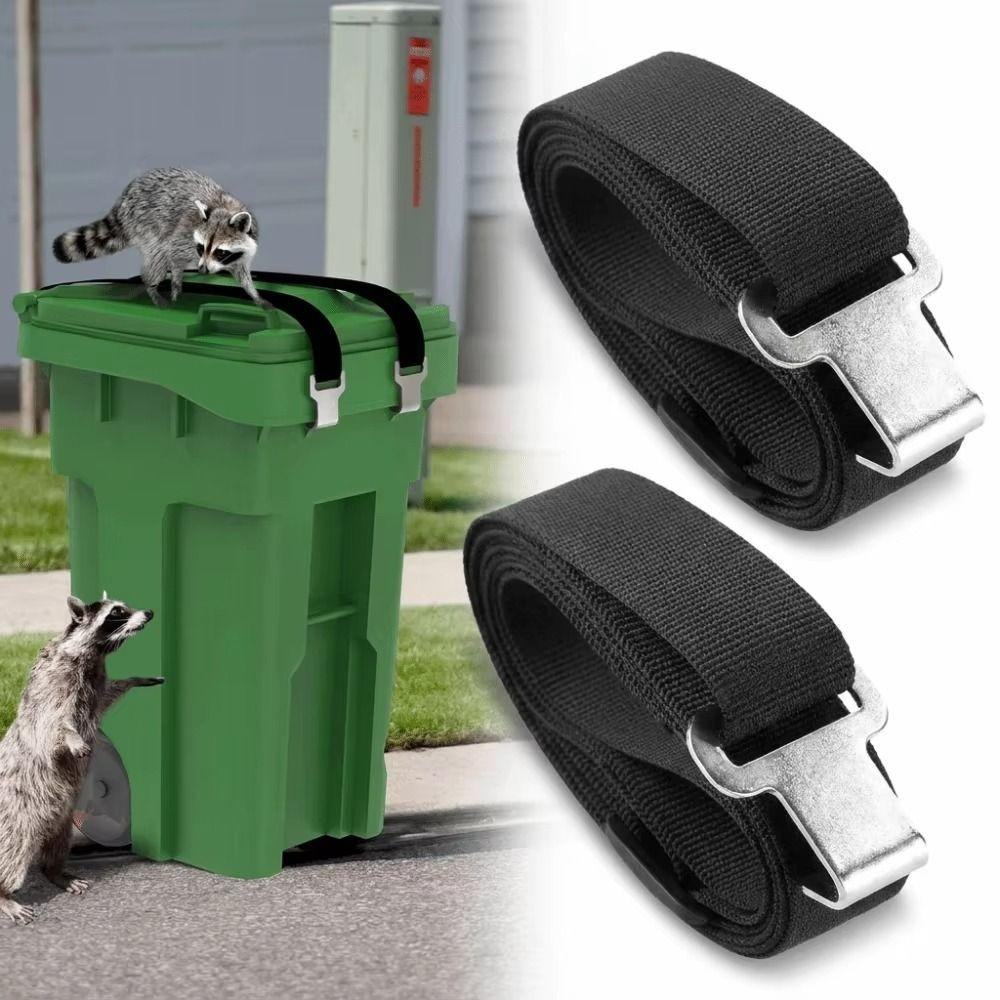 Anti Slip Garbage Can Lock Adjustable Bin Lid Lock Adjustable Trash Can Lock  Waste Container